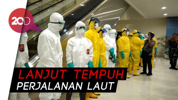 Detik-detik 68 WNI Awak ABK Diamond Princess Tiba di Indonesia