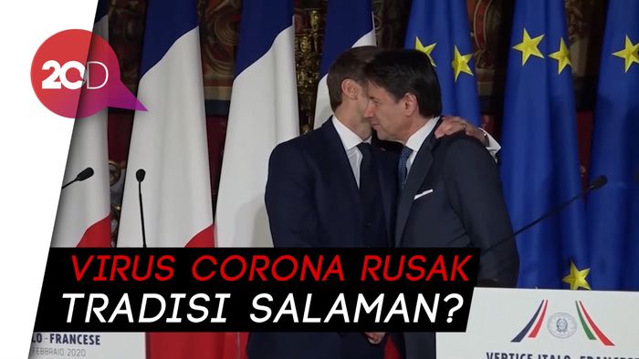 Geger Virus Corona di Eropa, Cipika-cipika Presiden Dikiritik