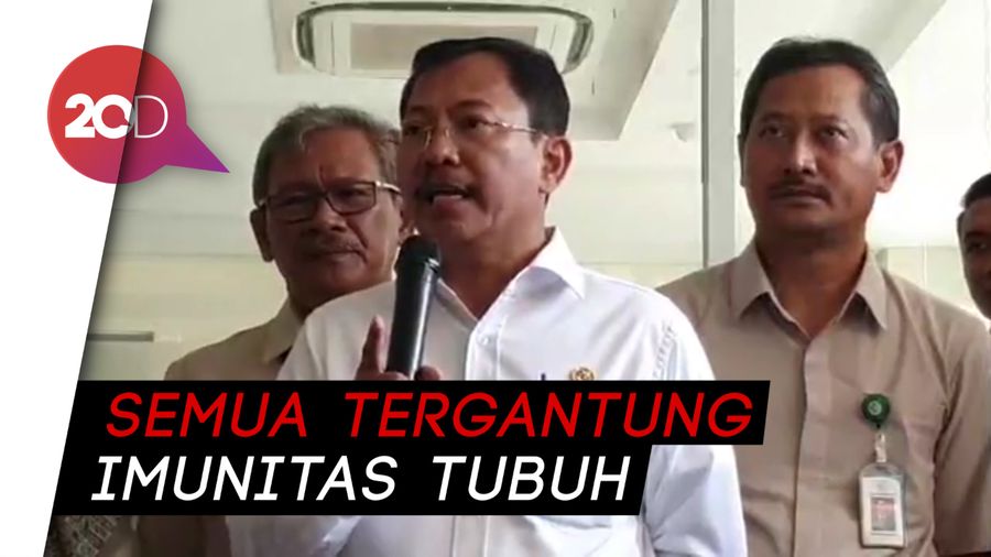 Menkes soal Penularan Corona: Kalau Imunitas Kita Baik, Nggak Mempan!
