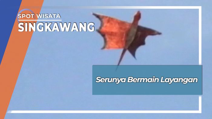 Serunya Bermain Layangan Hias Beragam Bentuk Singkawang