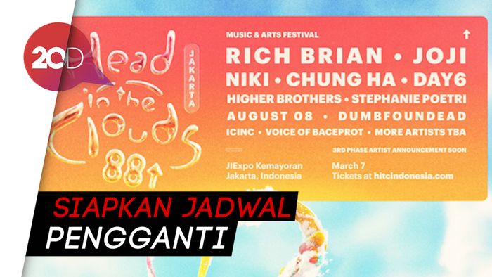 Head in the Clouds Jakarta Ditunda Gegara Virus Corona