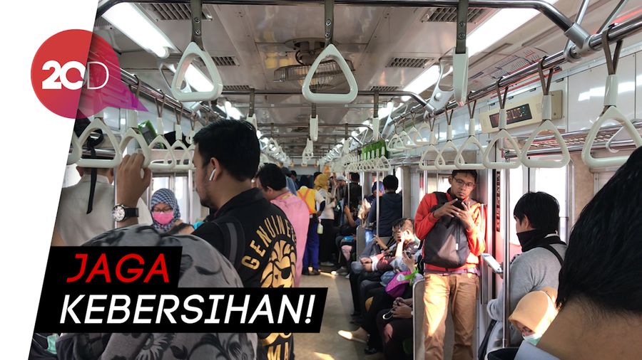 Cegah Corona, Penumpang KRL Diimbau Tak Meludah Sembarangan