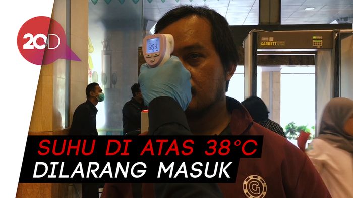Siaga Corona, Masuk Balai Kota DKI Kini Dicek Suhu Tubuh