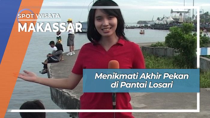 Menikmati Jalan Pagi di Pantai Losari Makassar
