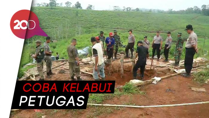 8 Orang Diamankan Terkait Tambang Emas Ilegal di Sukabumi