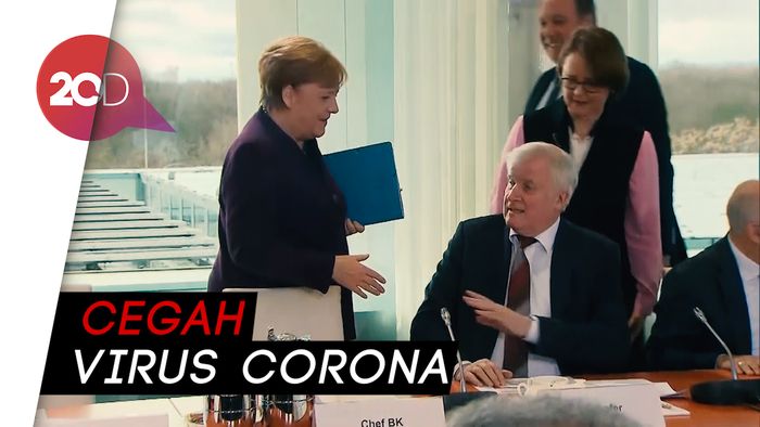 Kanselir Jerman Angela Merkel Ditolak Salaman Oleh Menterinya