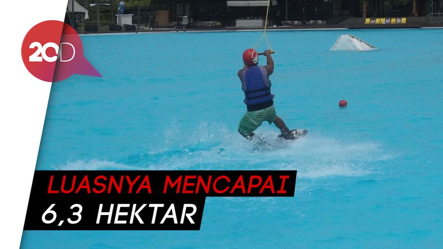 Kolam Renang Terbesar di Asia Tenggara Ada di Pulau Bintan