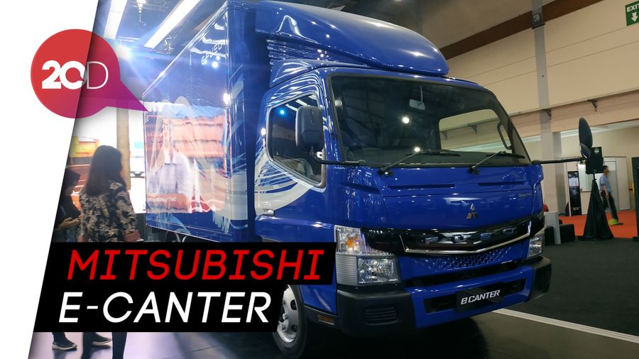 Penampakan Truk Listrik Mitsubishi di GIICOMVEC 2020