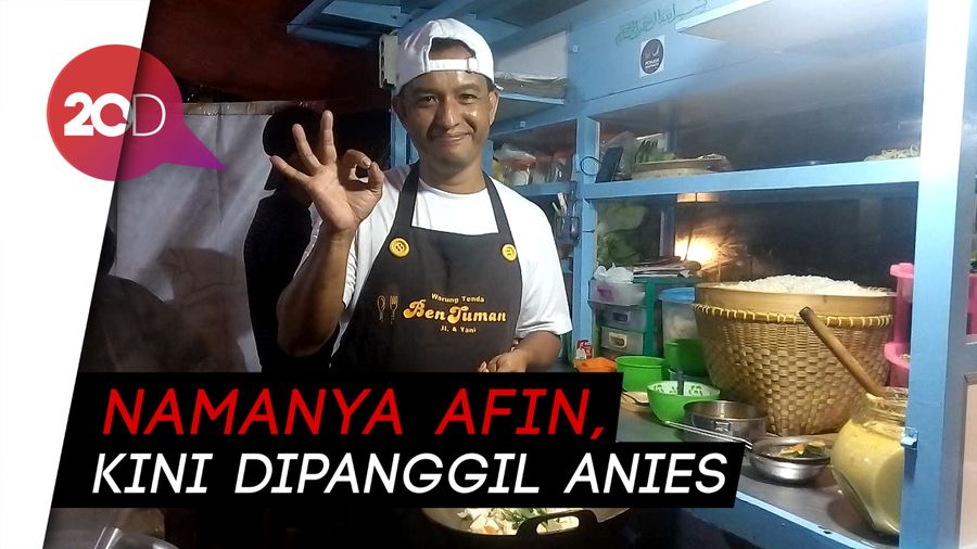 Penjual Nasgor Ini Disebut Pembeli Mirip Anies Baswedan, Apa Iya?