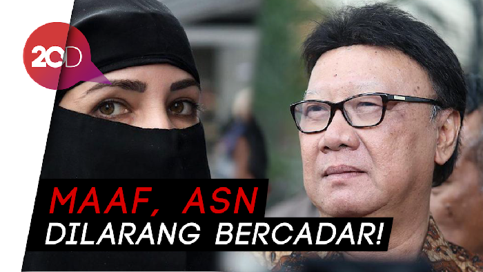 Tjahjo Larang ASN Pakai Cadar: Dari Rumah Silakan, Di Kantor Lepas!