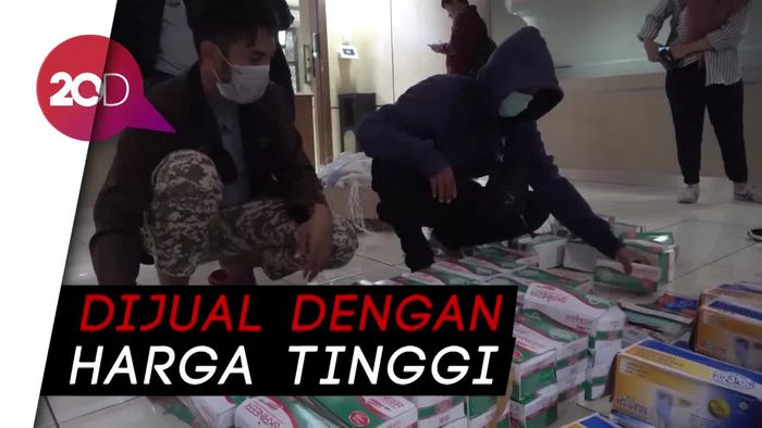 Polisi Tangkap ASN Penimbun Ribuan Masker di Makassar