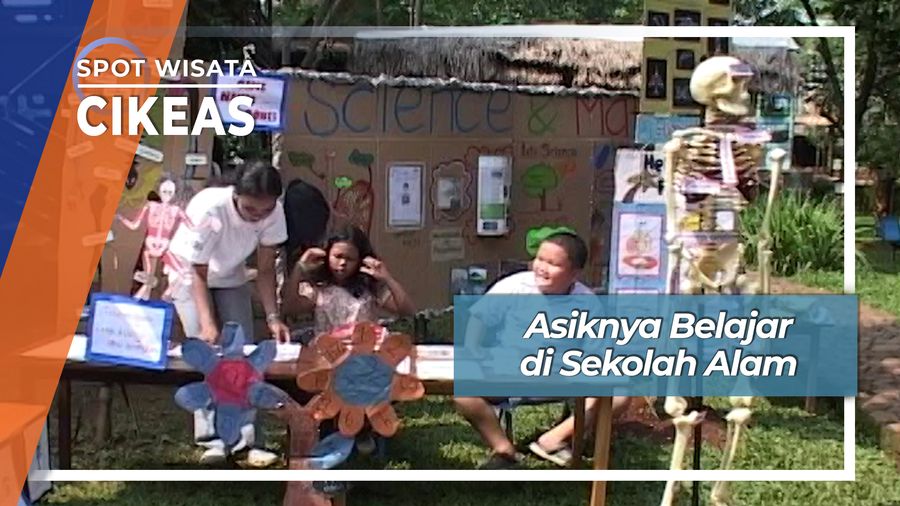 Asiknya Belajar di Sekolah Alam, Cikeas