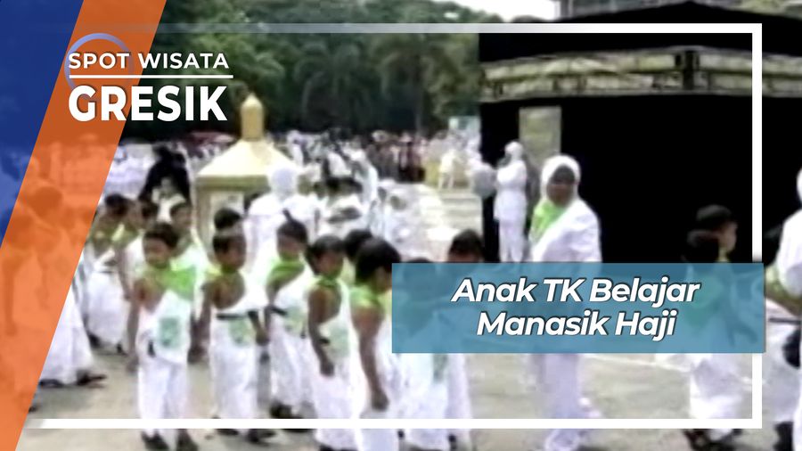 Anak TK Belajar Manasik Haji, Gresik