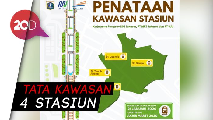  Pemprov DKI Tata Kawasan Stasiun, Ojol-Opang Diminta Tertib