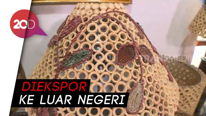 Wow! Ampas Jagung Bisa Jadi Pot Bunga hingga Lampu Hias