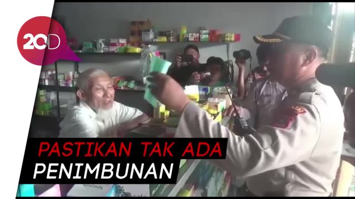 Masker Langka, Polres Konawe Sidak Sejumlah Apotek
