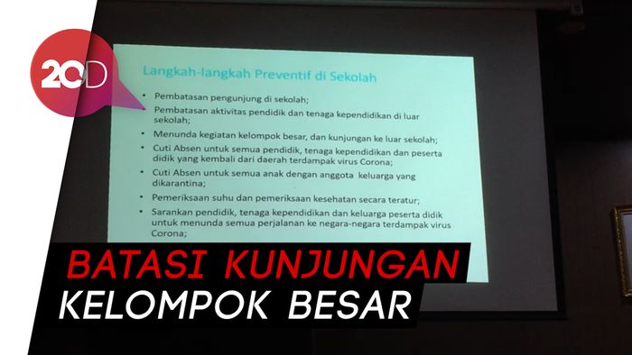 Imbauan UNICEF Cegah Virus Corona di Lingkungan Sekolah