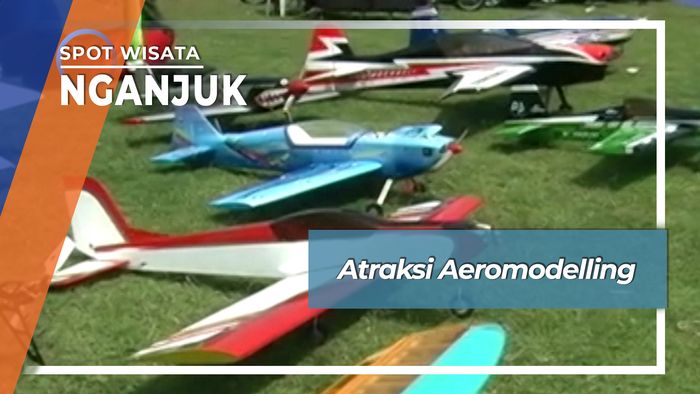 Atraksi Aeromodelling, Nganjuk. 