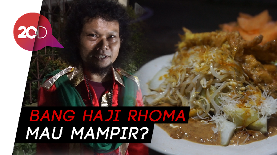 Gaya Nyentrik Rhoma Irama KW Jajakan Ketoprak Soneta