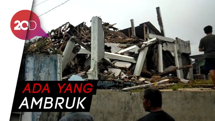 Imbas Gempa M 5 di Sukabumi, Rumah-rumah di 3 Kecamatan Rusak