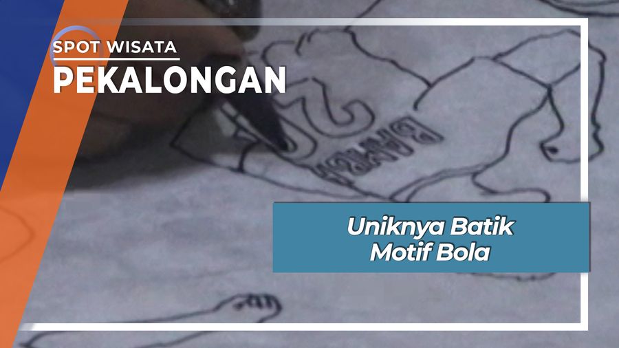 Uniknya Batik Motif Bola, Pekalongan