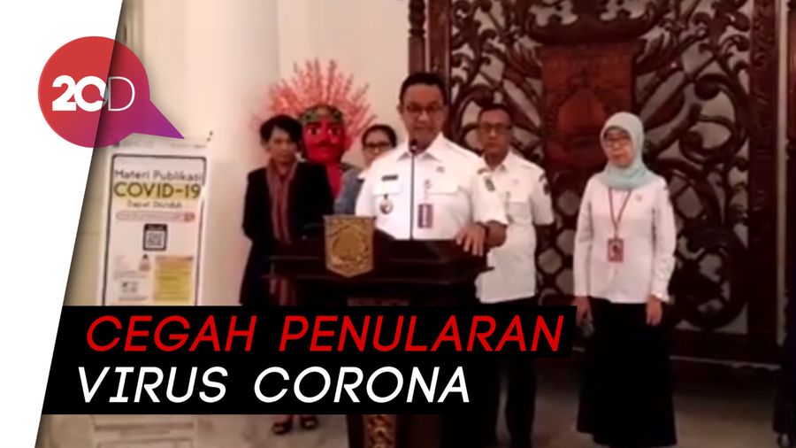 Anies ke Jajaran Pemprov: Kurangi Jabat Tangan dan Kontak Fisik