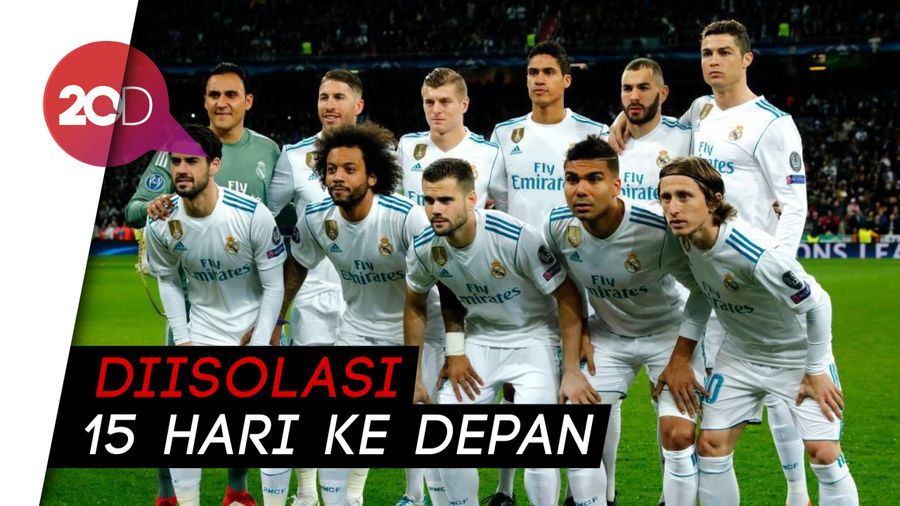 Skuad Real Madrid Dikarantina Gegara Corona