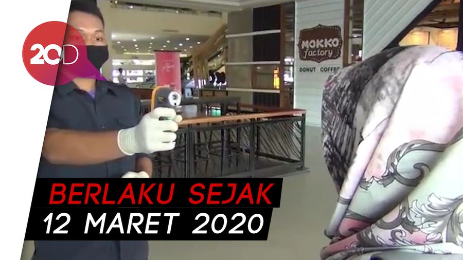 Antisipasi COVID-19, Mal di Kendari Deteksi Suhu Tubuh Pengunjung