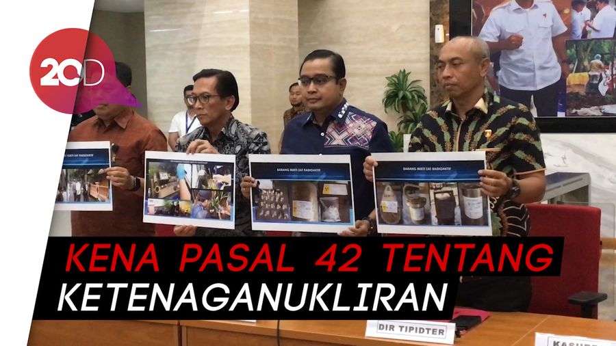  Polisi Tetapkan SM Tersangka Pemilik Zat Radioaktif Ilegal