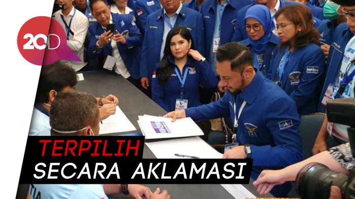 AHY Terpilih Jadi Ketum Partai Demokrat