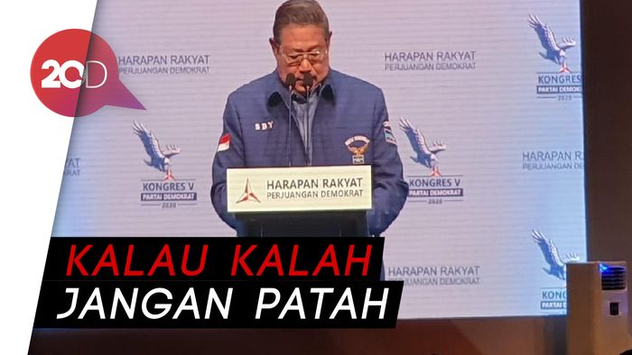 Kepada Peserta Kongres Demokrat, SBY: Santai, We Win!