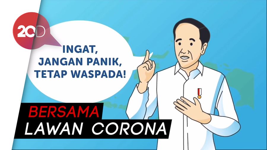 Video Tips Jokowi Cegah Virus Corona