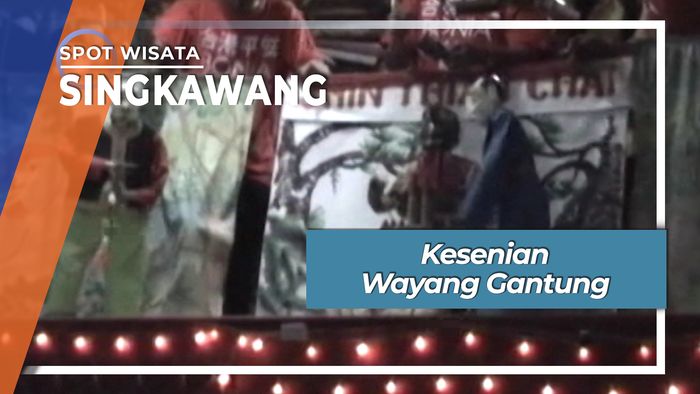 Pentas Wayang Gantung Sedau Singkawang Kalimantan Barat