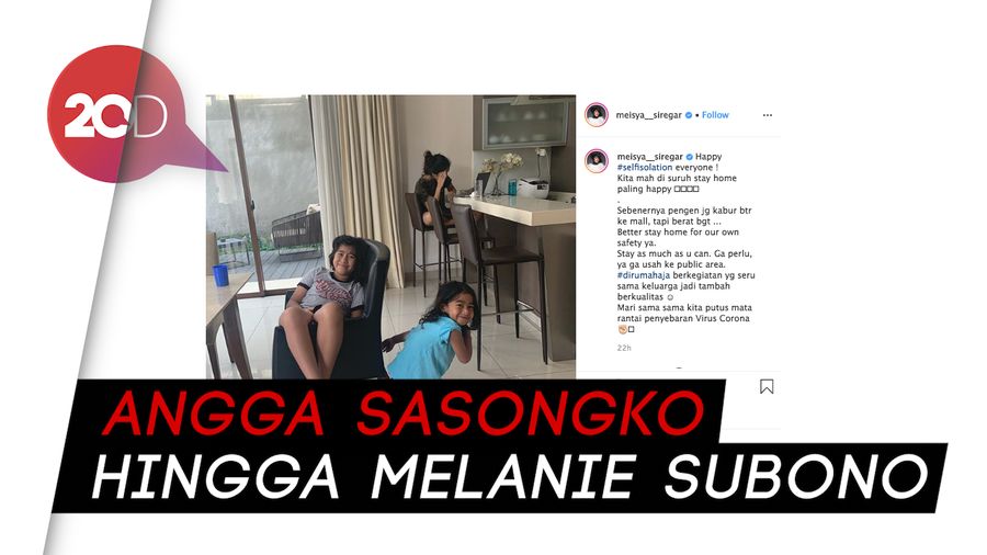 Deretan Selebriti Lakukan Isolasi Diri di Rumah karena Corona