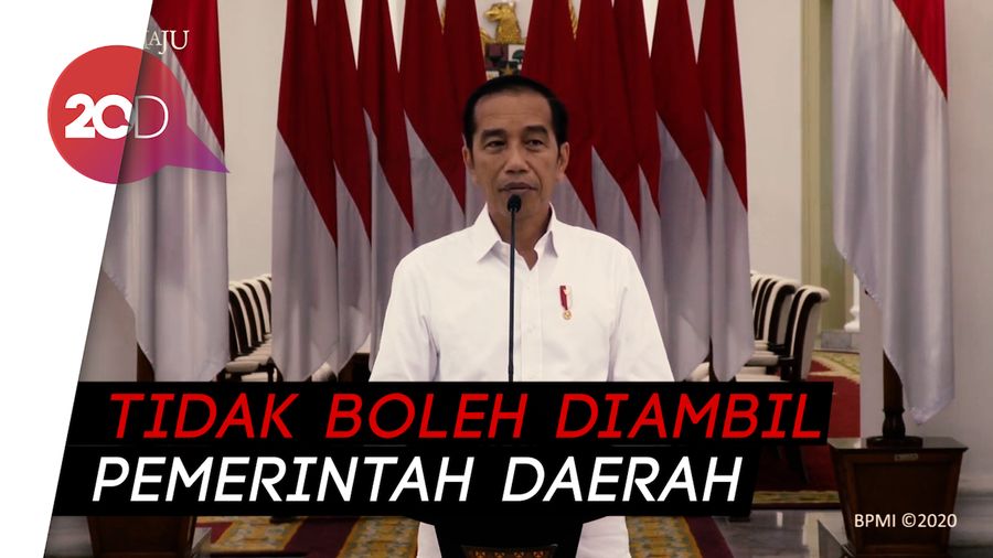 Jokowi: Kebijakan Lockdown Kewenangan Pusat
