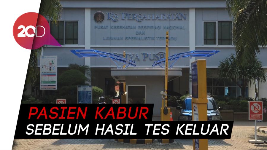 Sempat Kabur, 1 Pasien Corona di RSUP Persahabatan Dirujuk ke RS Polri