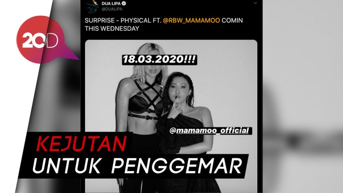 Dua Lipa Rilis Lagu Duet Bareng Hwasa MAMAMOO