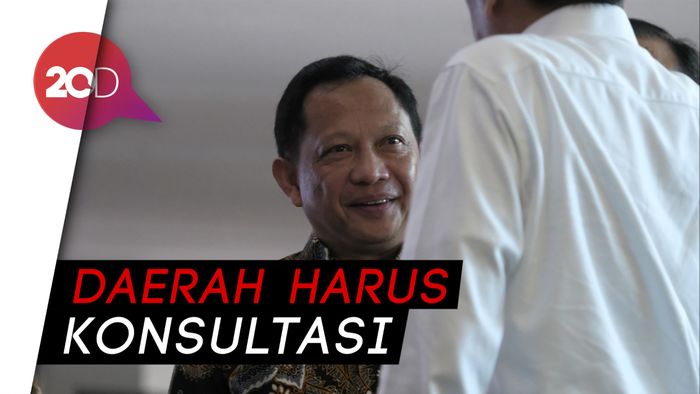 Mendagri Sampaikan Pesan Jokowi ke Anies, Lockdown Kewenangan Pusat