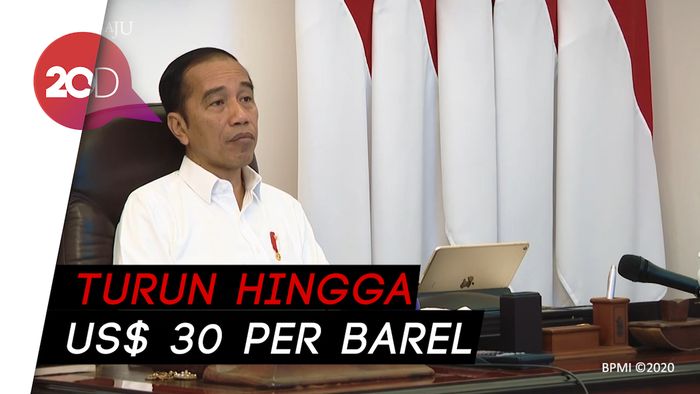Harga Minya Dunia Anjlok, Jokowi: Manfaatkan Peluang Ini