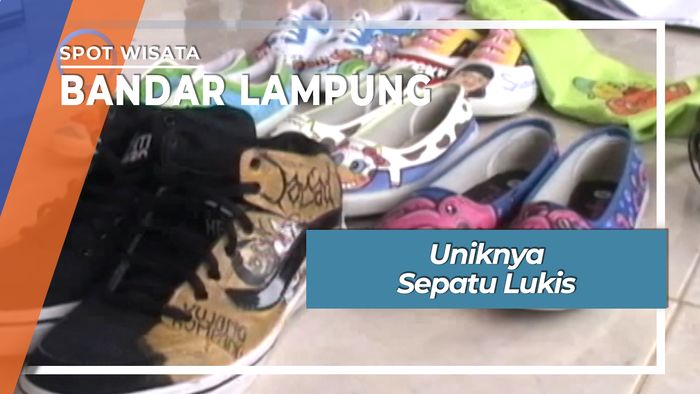 Uniknya Sepatu Lukis, Bandar Lampung