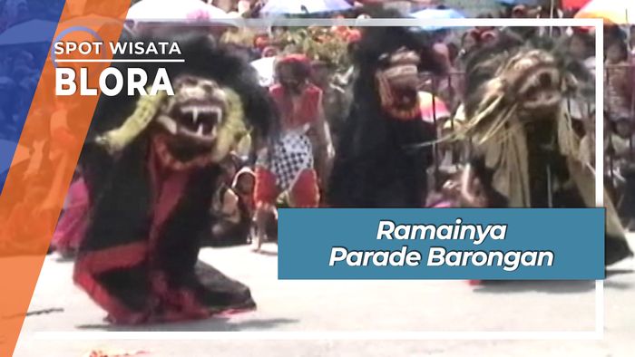 Ramainya Parade Barongan, Blora