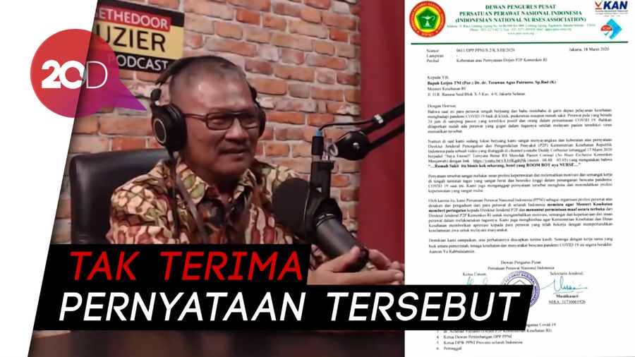 Persatuan Perawat Indonesia Tuntut Permintaan Maaf Dirjen P2P Kemenkes