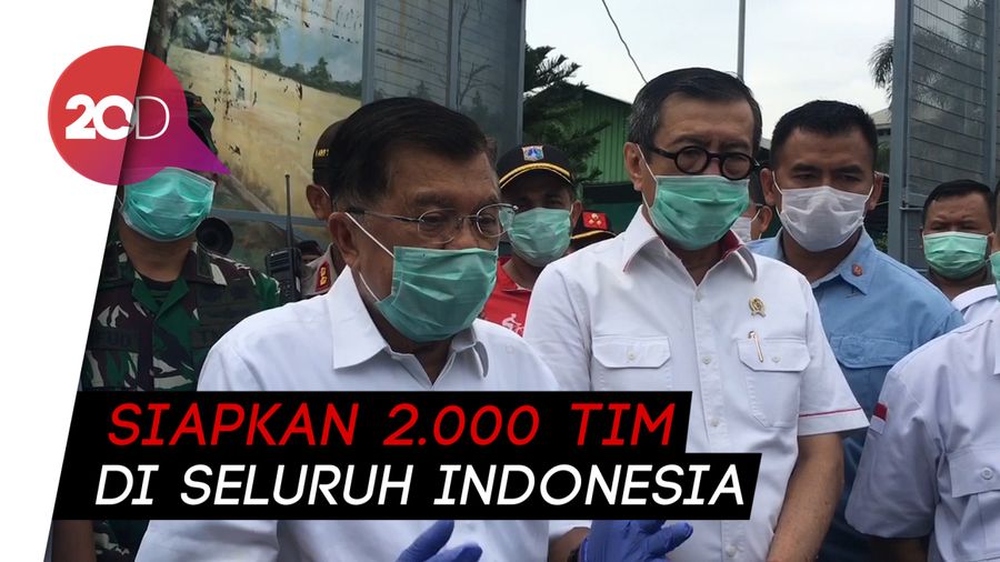 Cegah Corona, JK Akan Sterilisasi Seluruh Penjara di Indonesia