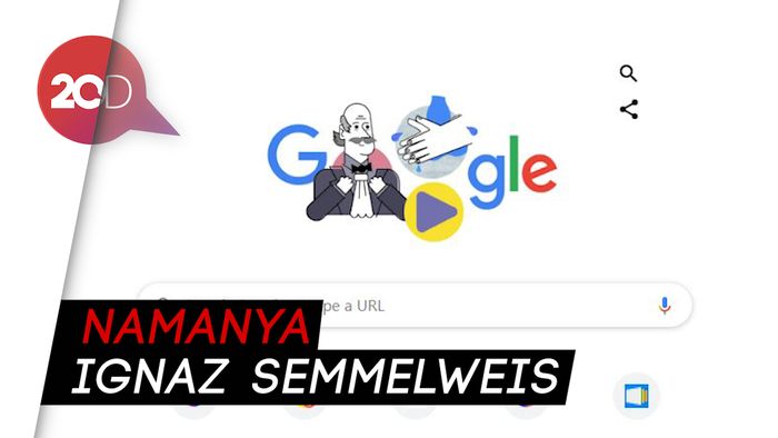 Google Doodle Kenang Sang Pelopor Cuci Tangan
