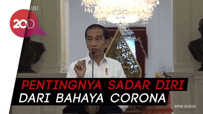 Jokowi: Bagi yang Terbukti Positif Corona, Segera Isolasi Diri!