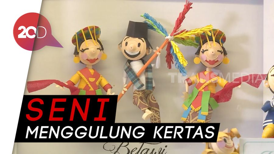 Paper Quilling, Saat Kertas Disulap Jadi Karakter 3 Dimensi