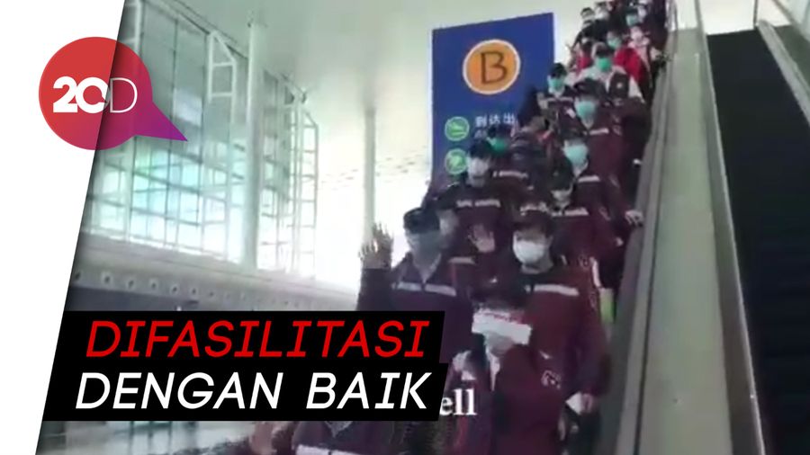 Ribuan Dokter dan Perawat di Wuhan Dipulangkan