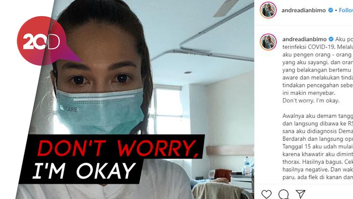Andrea Dian Positif Corona