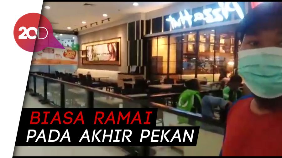 Dampak Corona, Mal Terbesar di Kendari Sepi