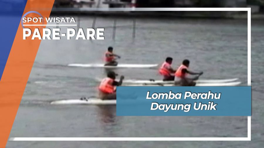 Lomba Perahu Dayung Unik, Pare-pare